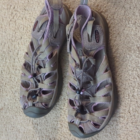 Keen Whisper Outdoor Sport Sandal Size US 7.5 Purple Waterproof Strappy - Picture 4 of 11